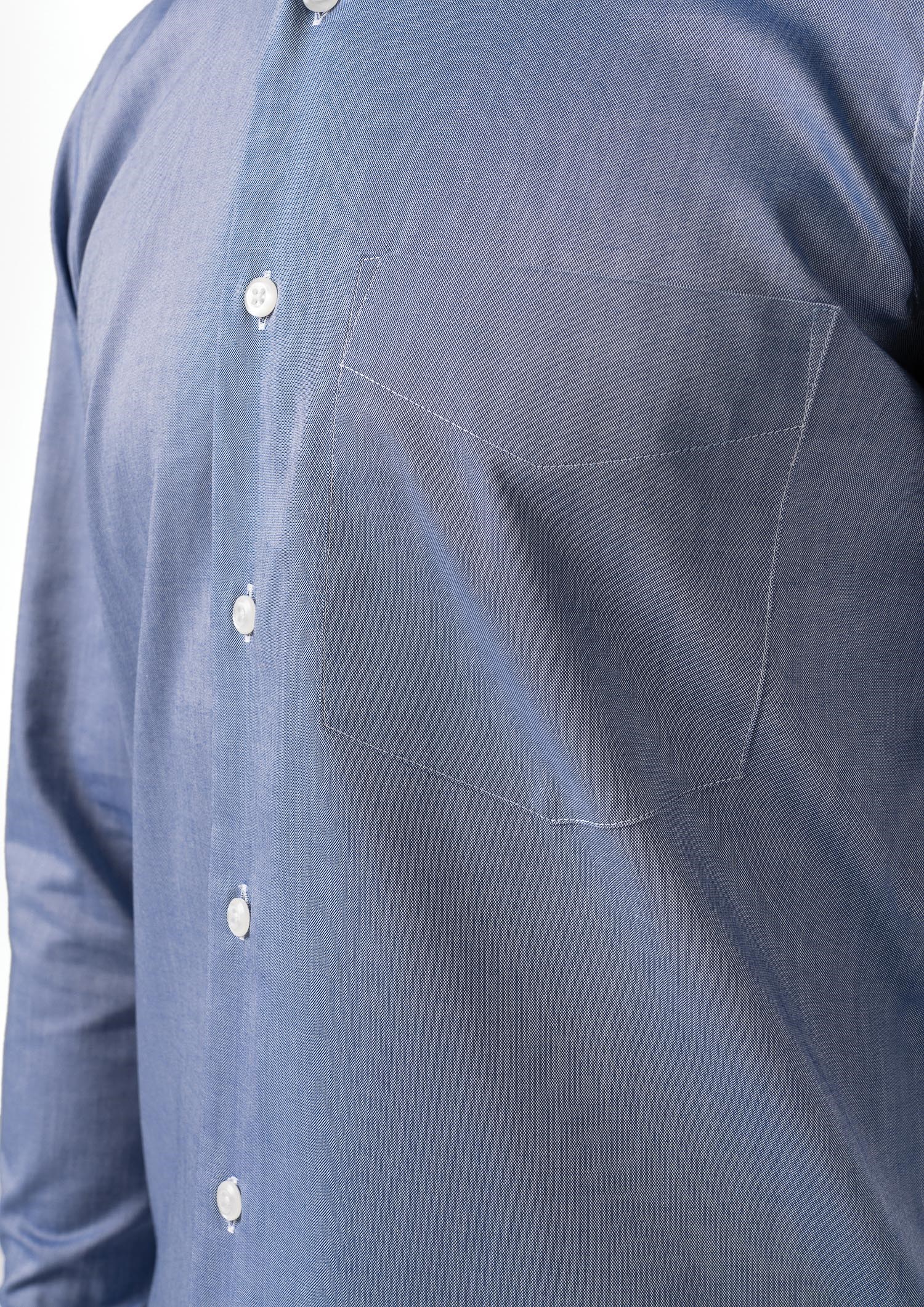 Oxford Men's Long Sleeve Shirt - indigo