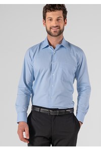 Oxford Men's Long Sleeve Shirt - sky blue