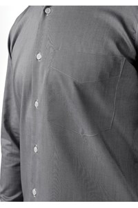 Oxford Men's Long Sleeve Shirt - silver grey