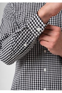 Gloucester Men's Long Sleeve Shirt - black/white