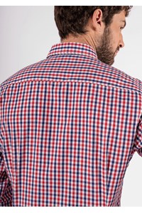 Gloucester Men's Long Sleeve Shirt - red/navy/white