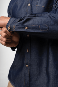 Soren Men's Long Sleeve Shirt - indigo
