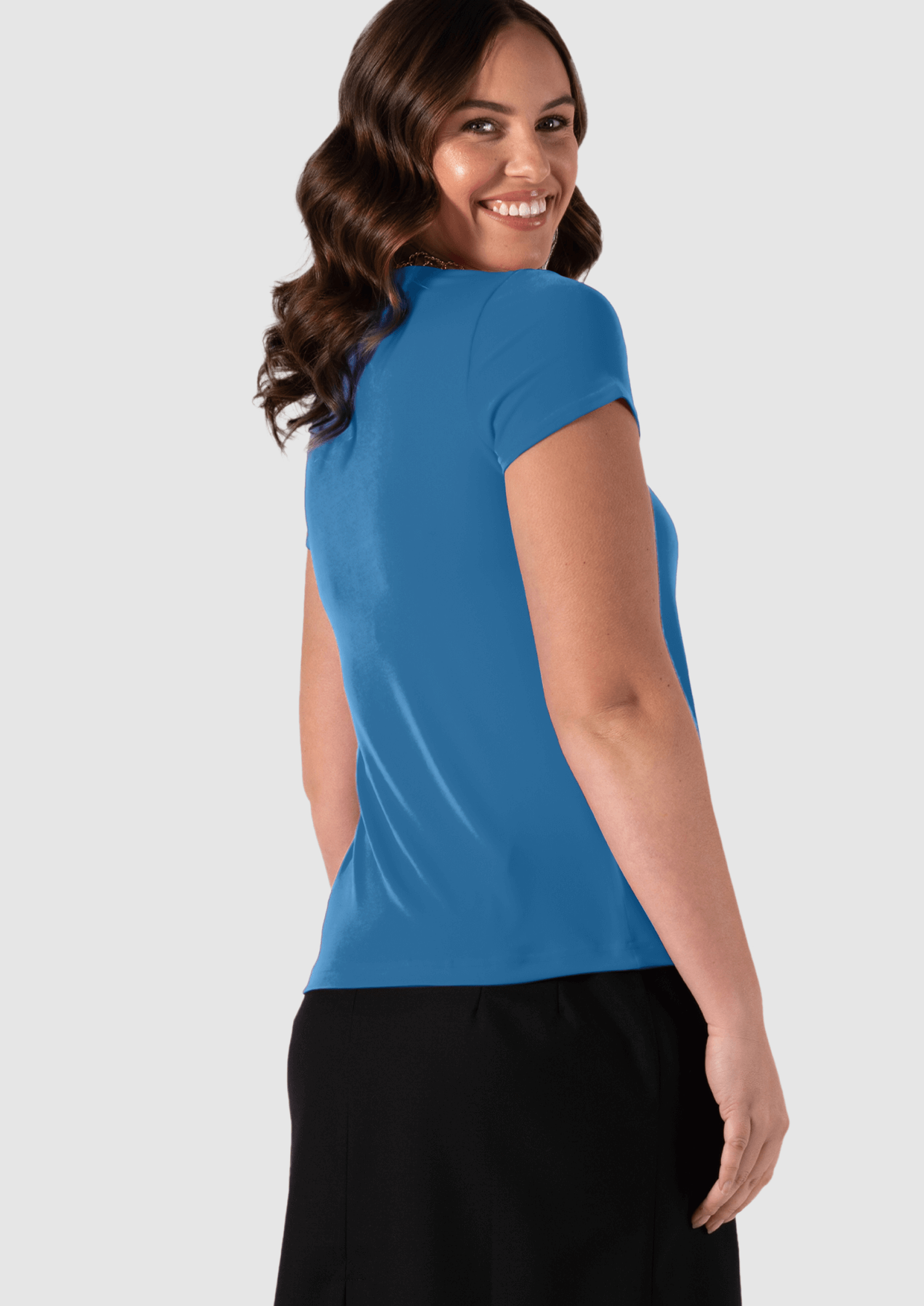 Samantha Top - mid blue