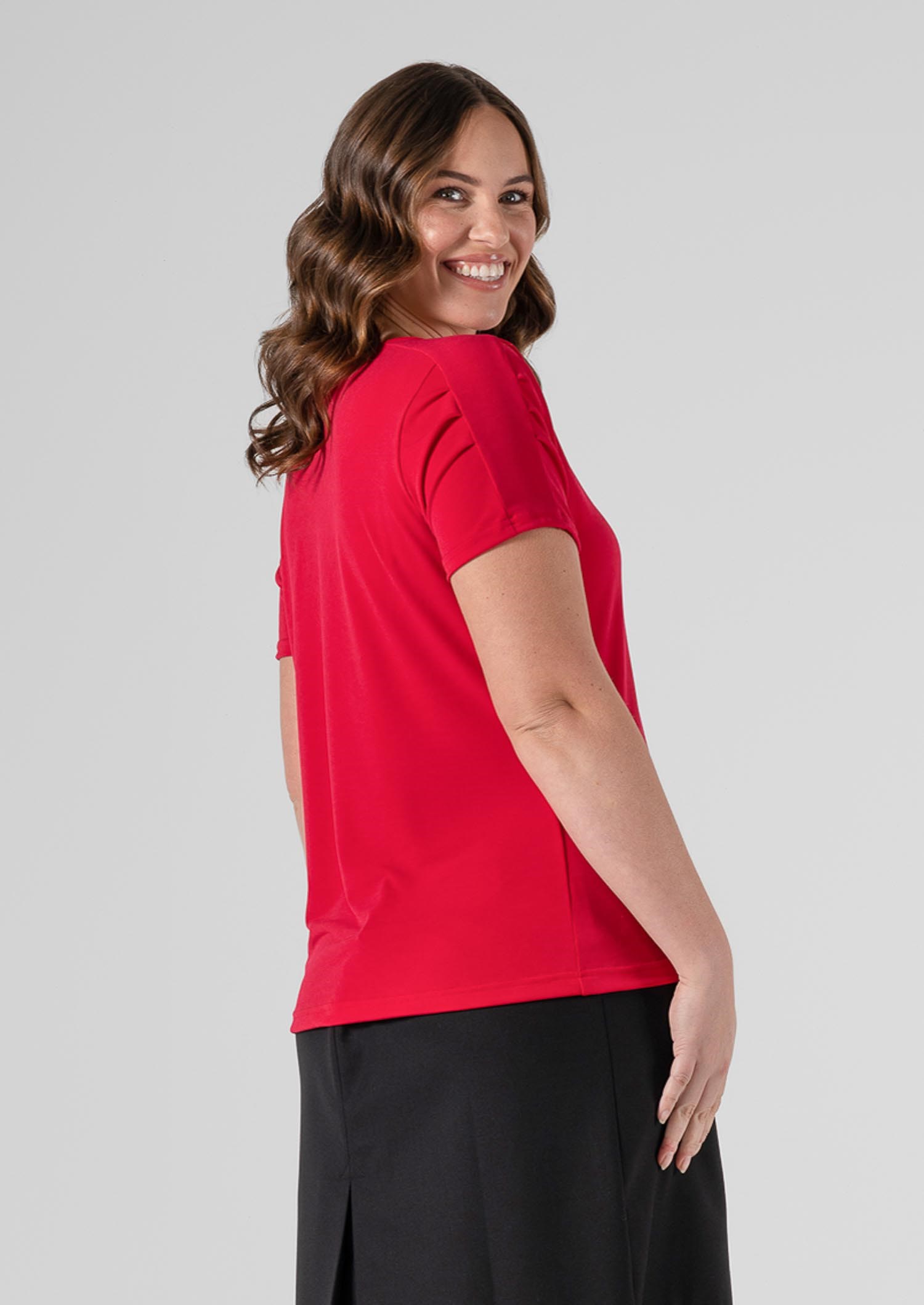 Amalfi T-Shirt Top - red