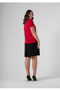 Amalfi T-Shirt Top - red