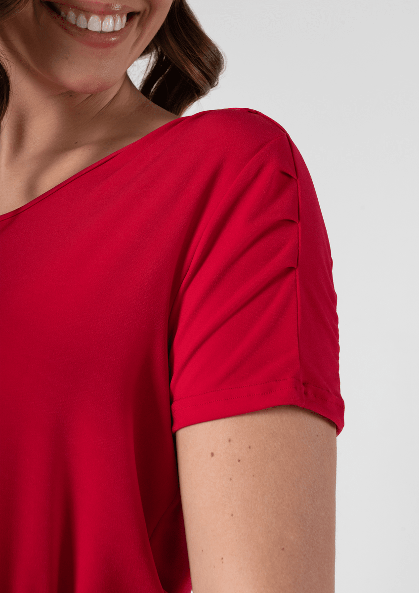 Amalfi T-Shirt Top - red