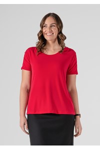 Amalfi T-Shirt Top - red