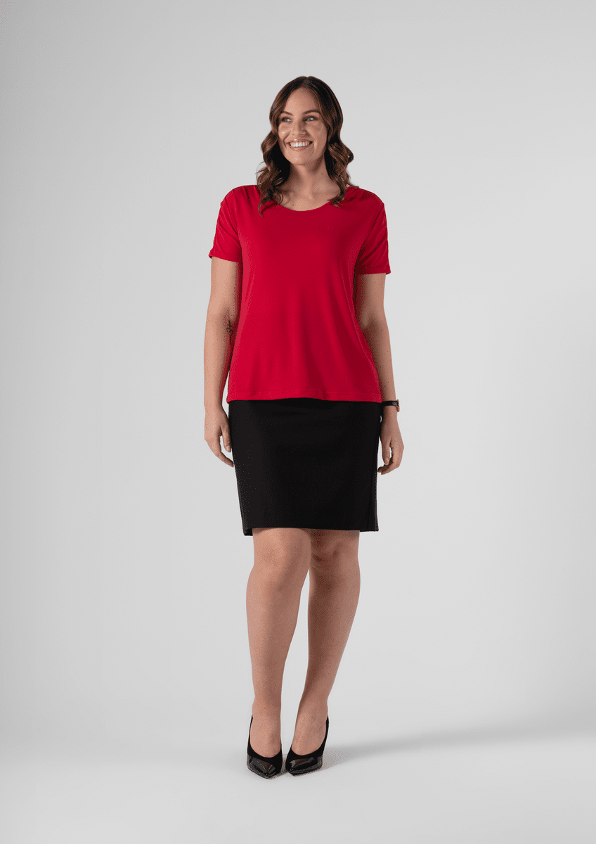 Amalfi T-Shirt Top - red