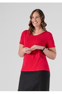 Amalfi T-Shirt Top - red