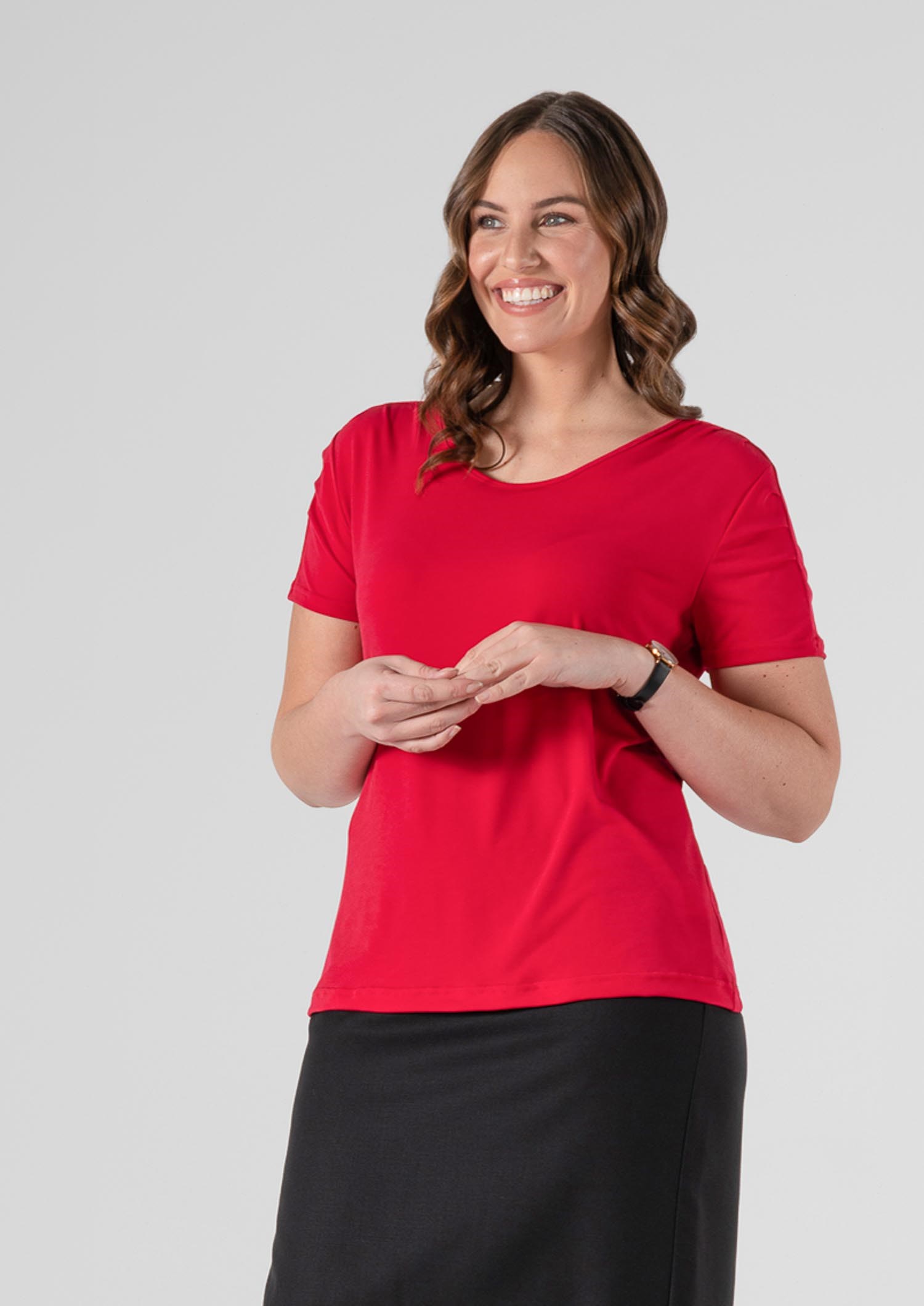 Amalfi T-Shirt Top - red