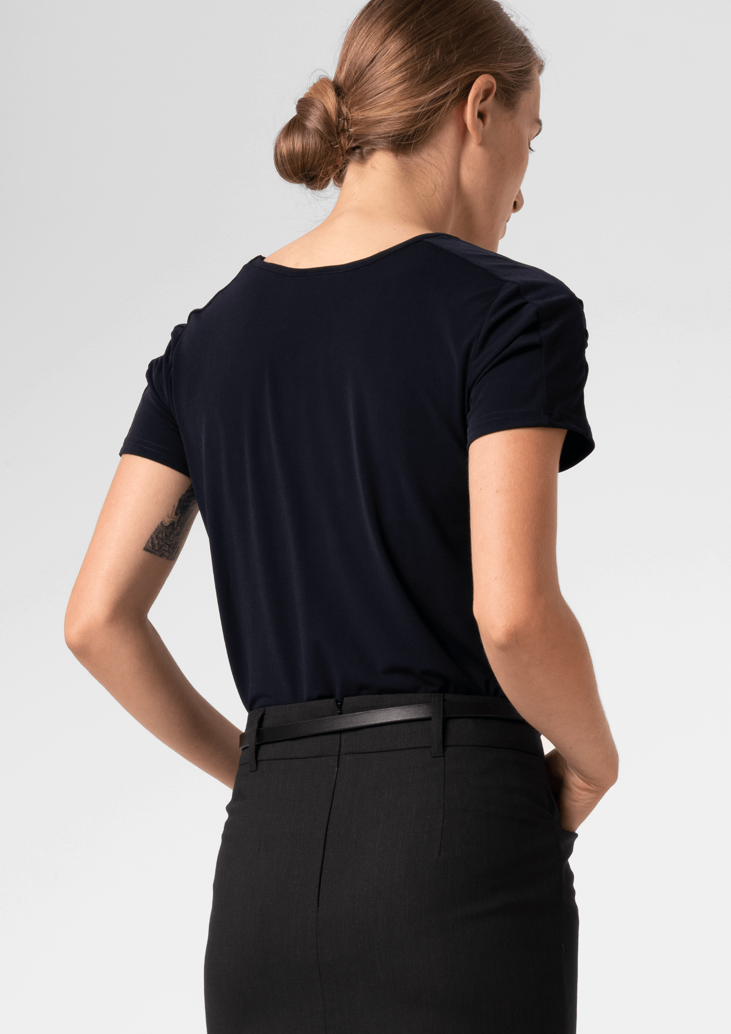 Amalfi T-Shirt Top - navy