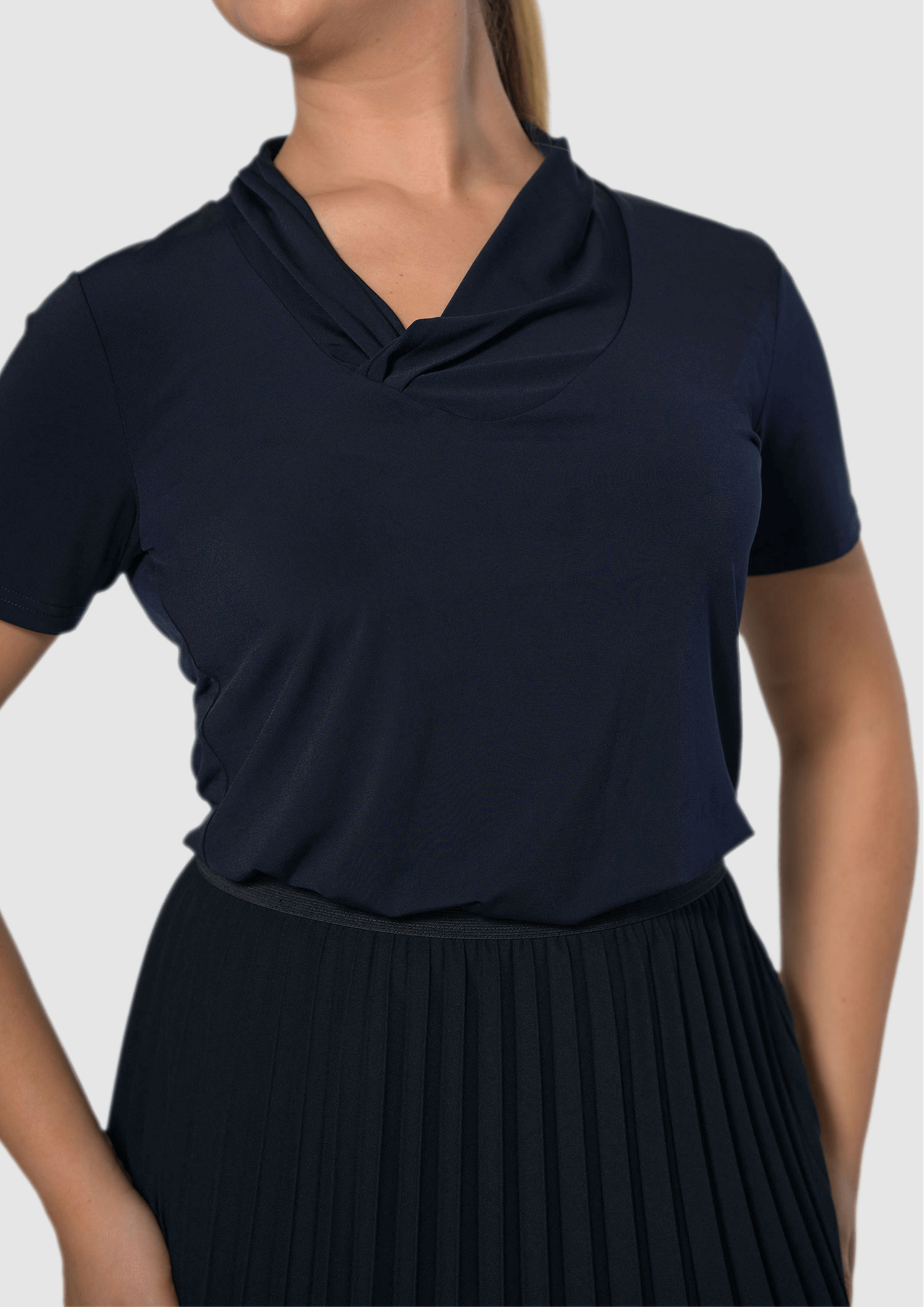 TopsAthens Cowl Neck Top