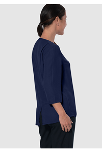 Santiago 3/4 Sleeve Top - dark navy