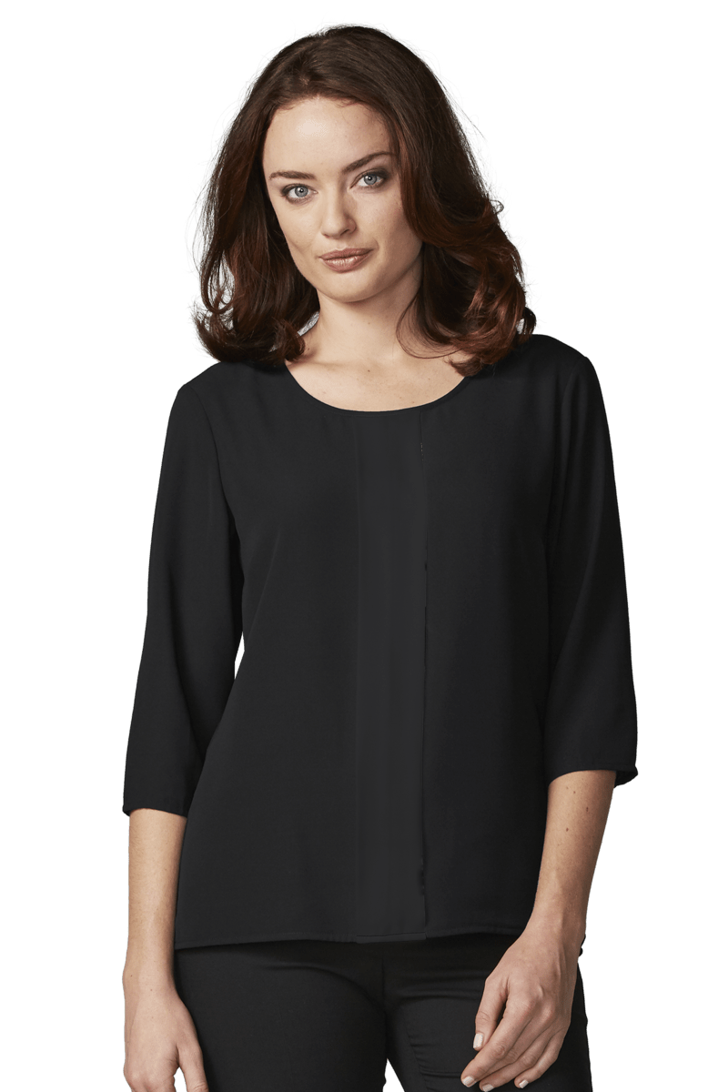 Santiago 3/4 Sleeve Top - black