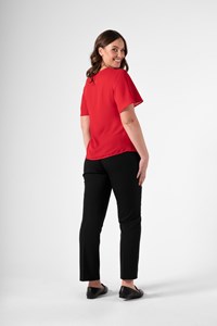 Monaco Bell Sleeve Top - scarlet