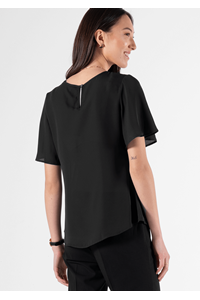 Monaco Bell Sleeve Top - black