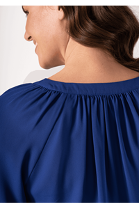 Florence 3/4 Sleeve Top - cobalt