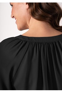 Florence 3/4 Sleeve Top - black