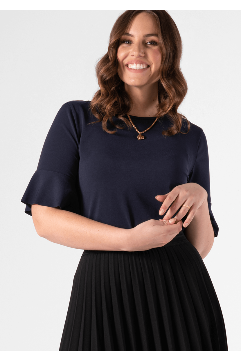Roma Frill Sleeve Top