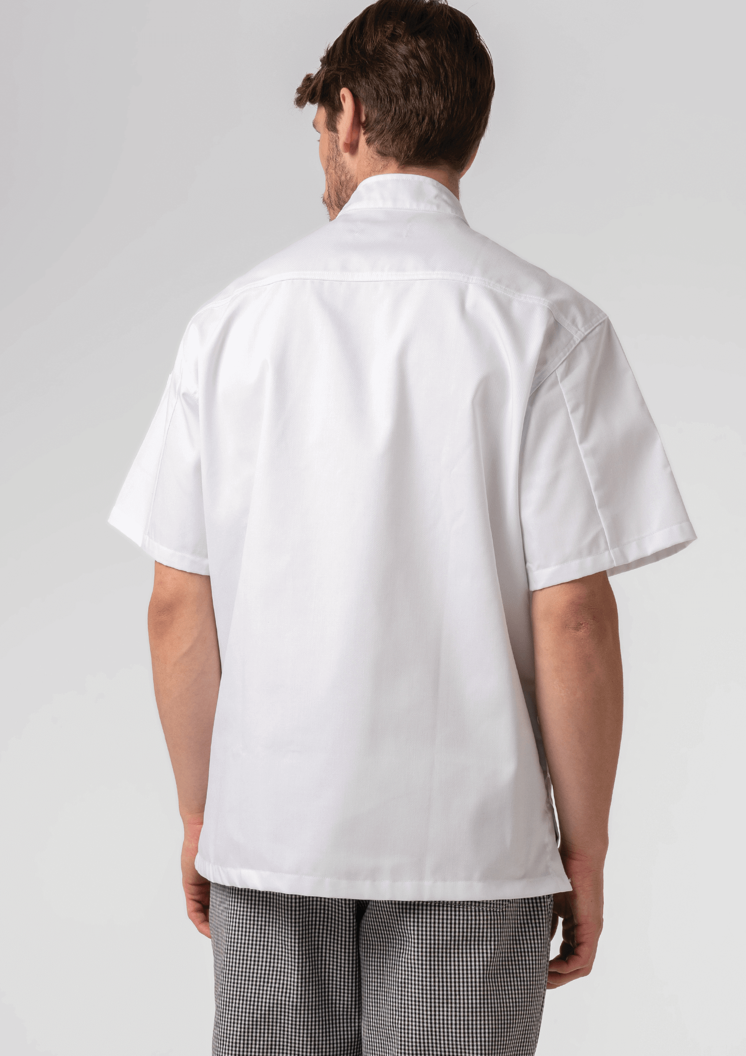 Classic Short Sleeve Chef Jacket - white