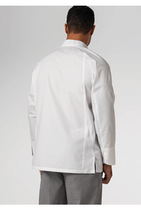 Contemporary Long Sleeve Chef Jacket - white