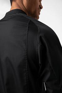 Contemporary Long Sleeve Chef Jacket - black