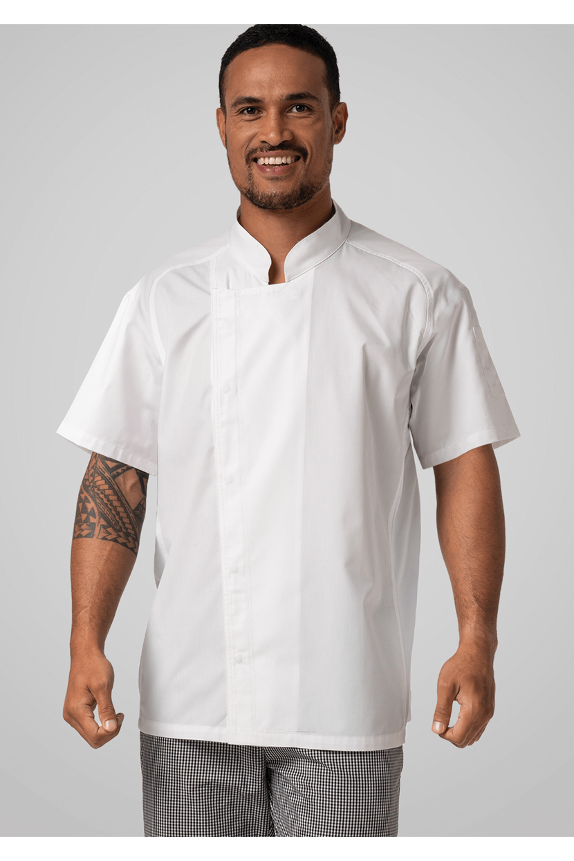 Contemporary Short Sleeve Chef Jacket