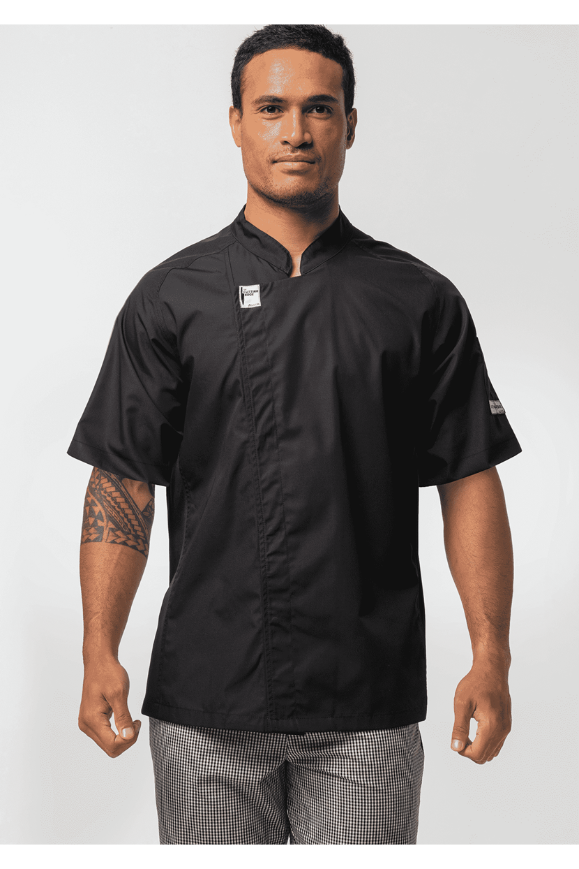 Contemporary Short Sleeve Chef Jacket