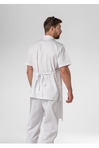 Deane Cotton Bib Apron - white