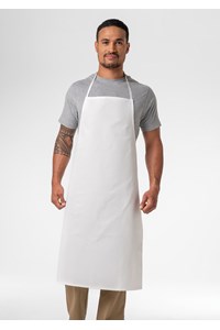 Deane Cotton Bib Apron - white