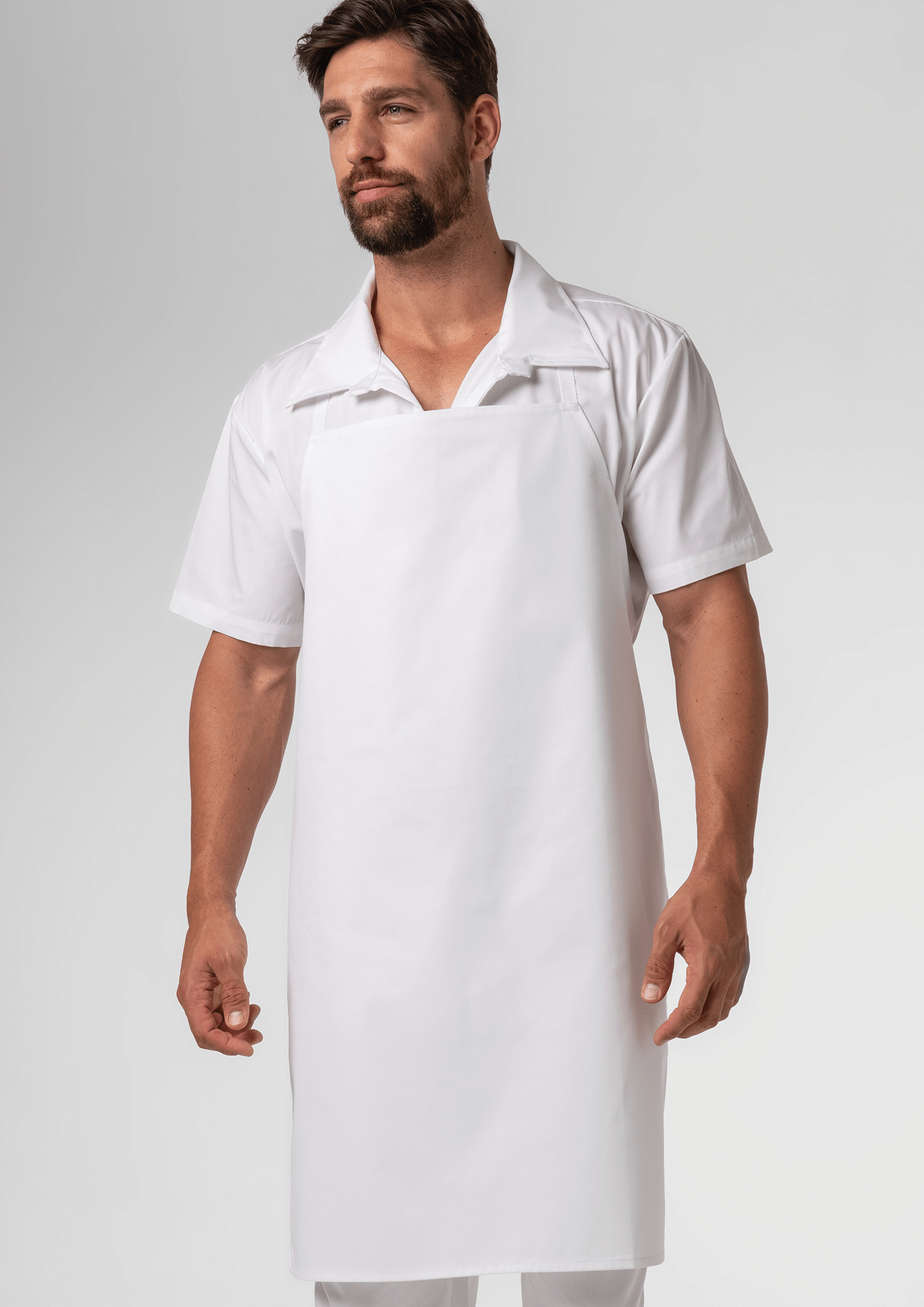 Bib Apron - white