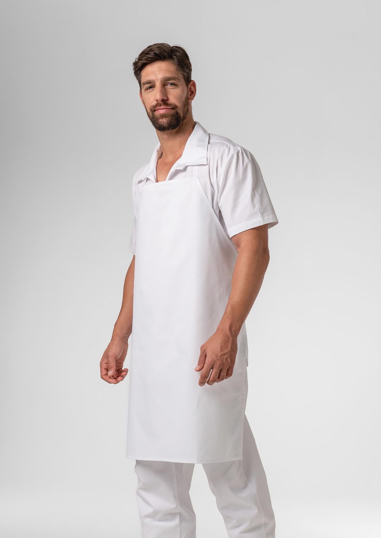 Bib Apron - white