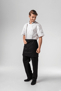 Deane Short Apron - black