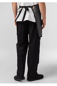 Reversible Half Apron - black