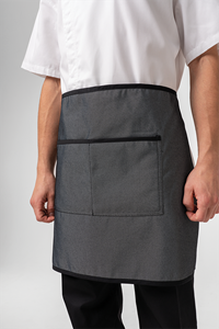 Reversible Half Apron - black