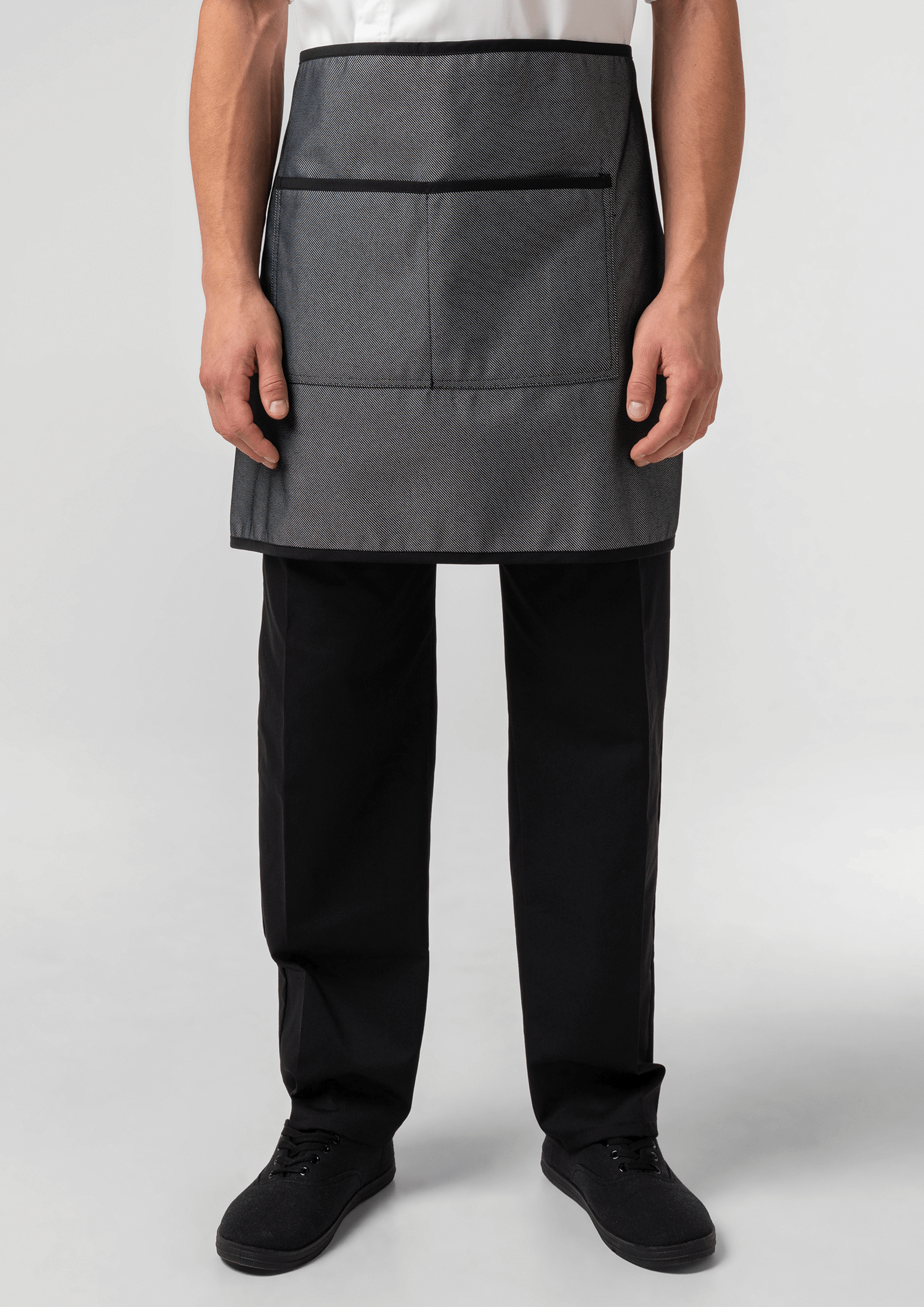 Reversible Half Apron - black