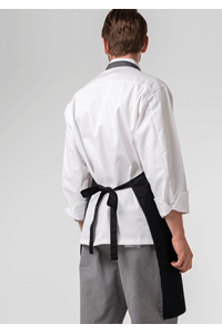 Reversible Bib Apron - black
