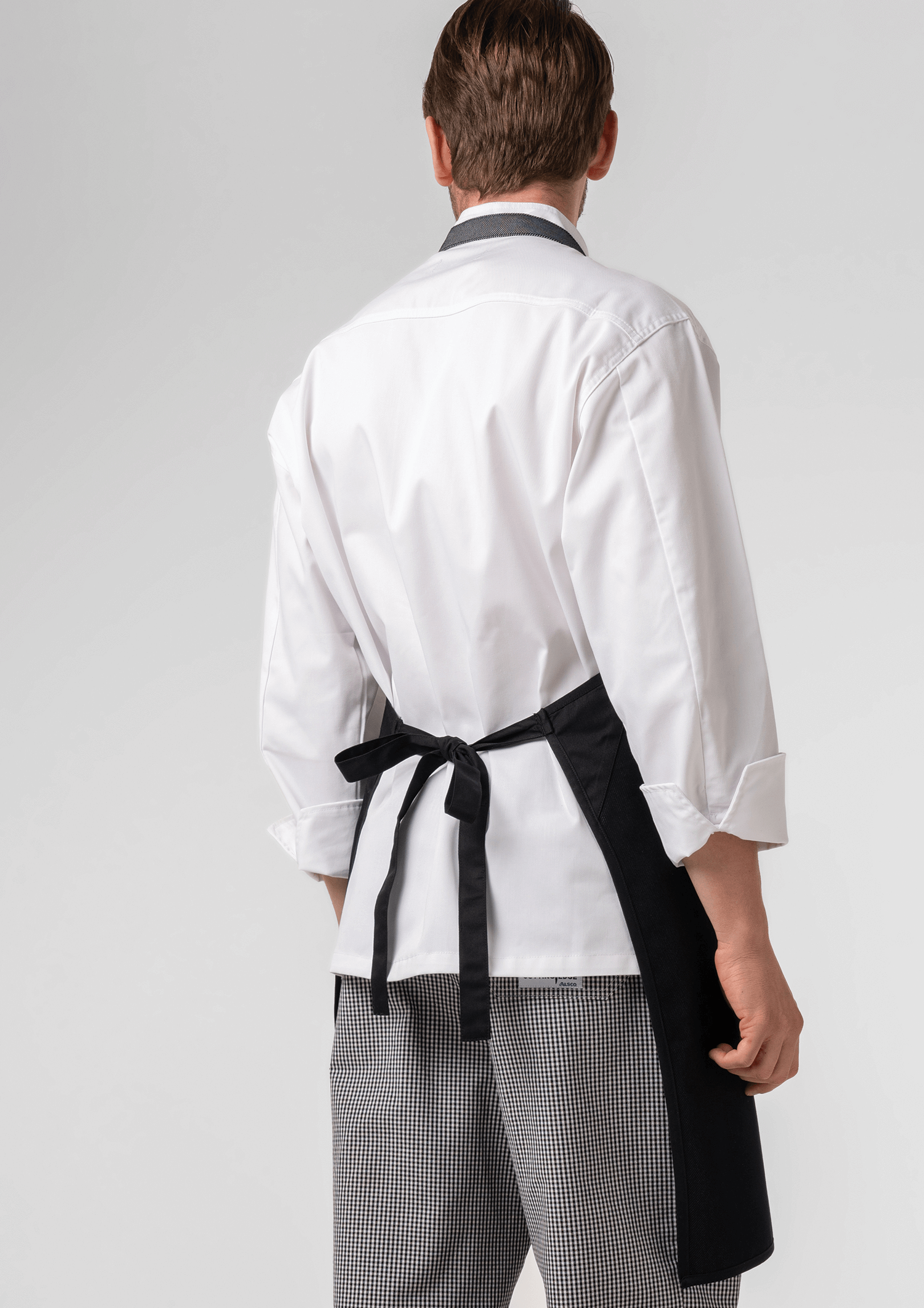 Reversible Bib Apron - black