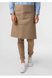 Adaptable Canvas Bib Apron - latte