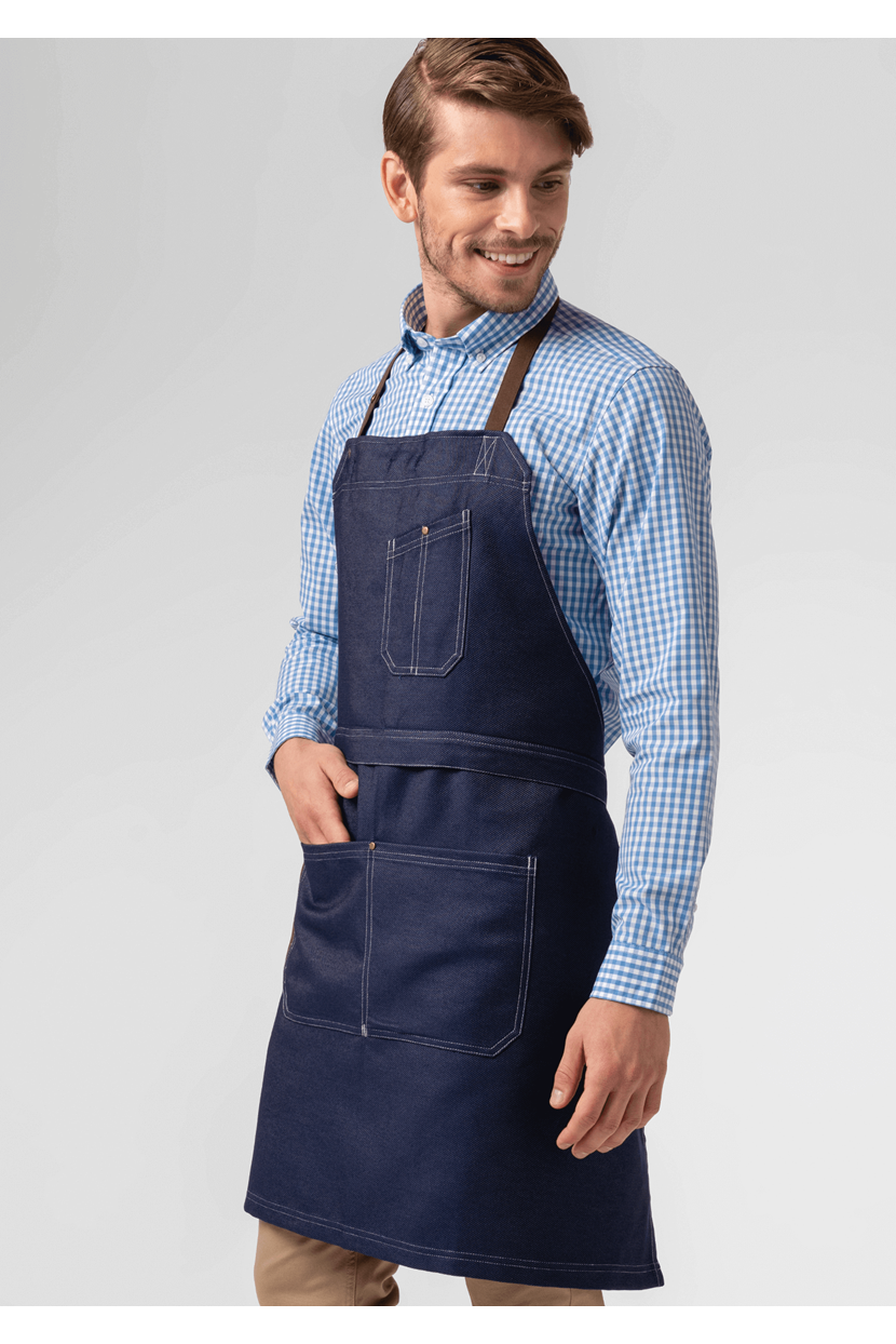 Adaptable Denim Bib Apron
