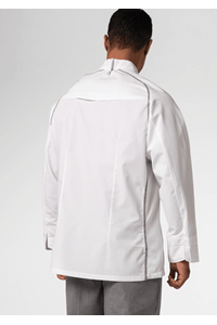 Flex Long Sleeve Chef Jacket - white