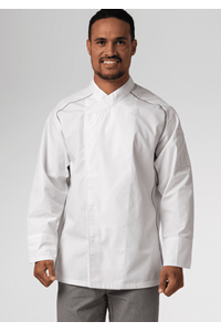 Flex Long Sleeve Chef Jacket - white