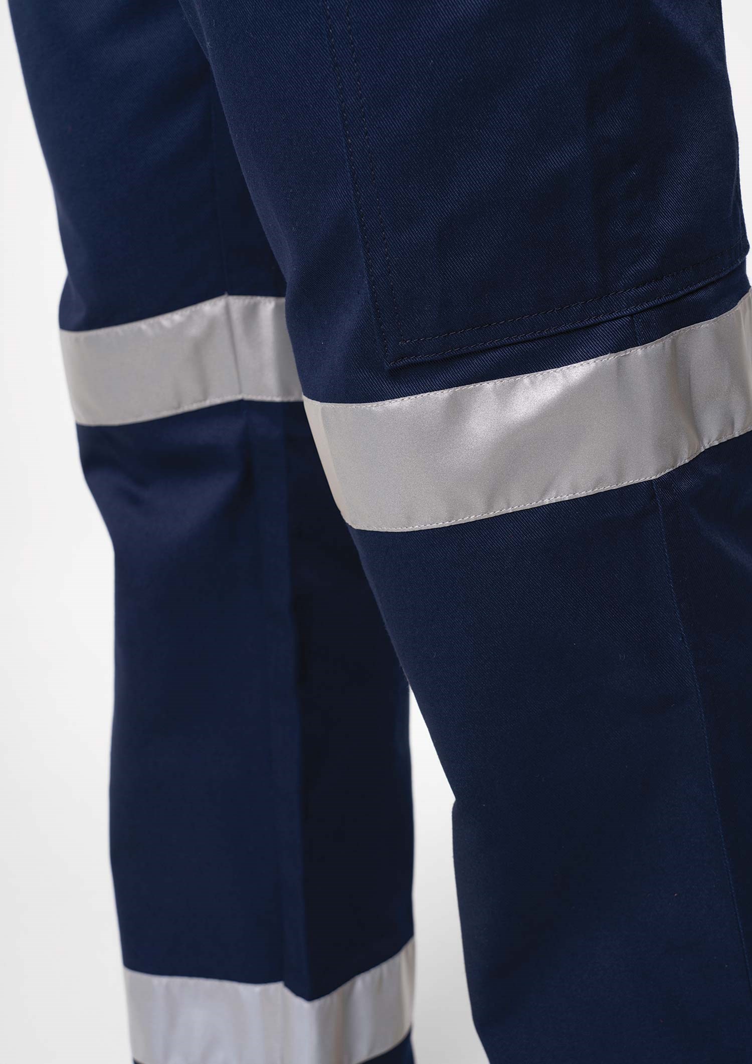 Stability Men's Cotton Cargo Taped Pant - navy