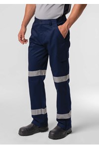 Stability Men's Cotton Cargo Taped Pant - navy