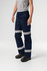 Stamina Women's Bio-Motion Taped Pant - navy