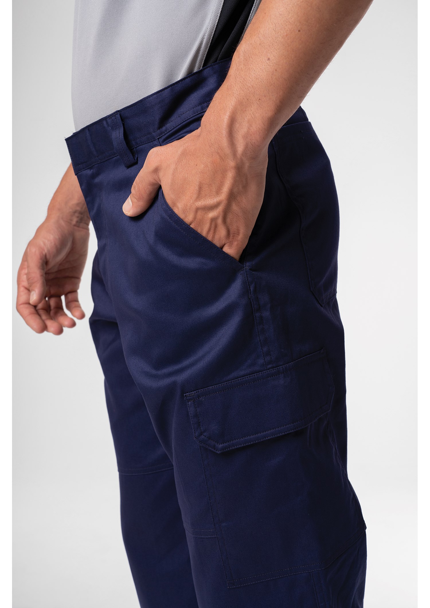 Stability Men's Cotton Cargo Pant - navy