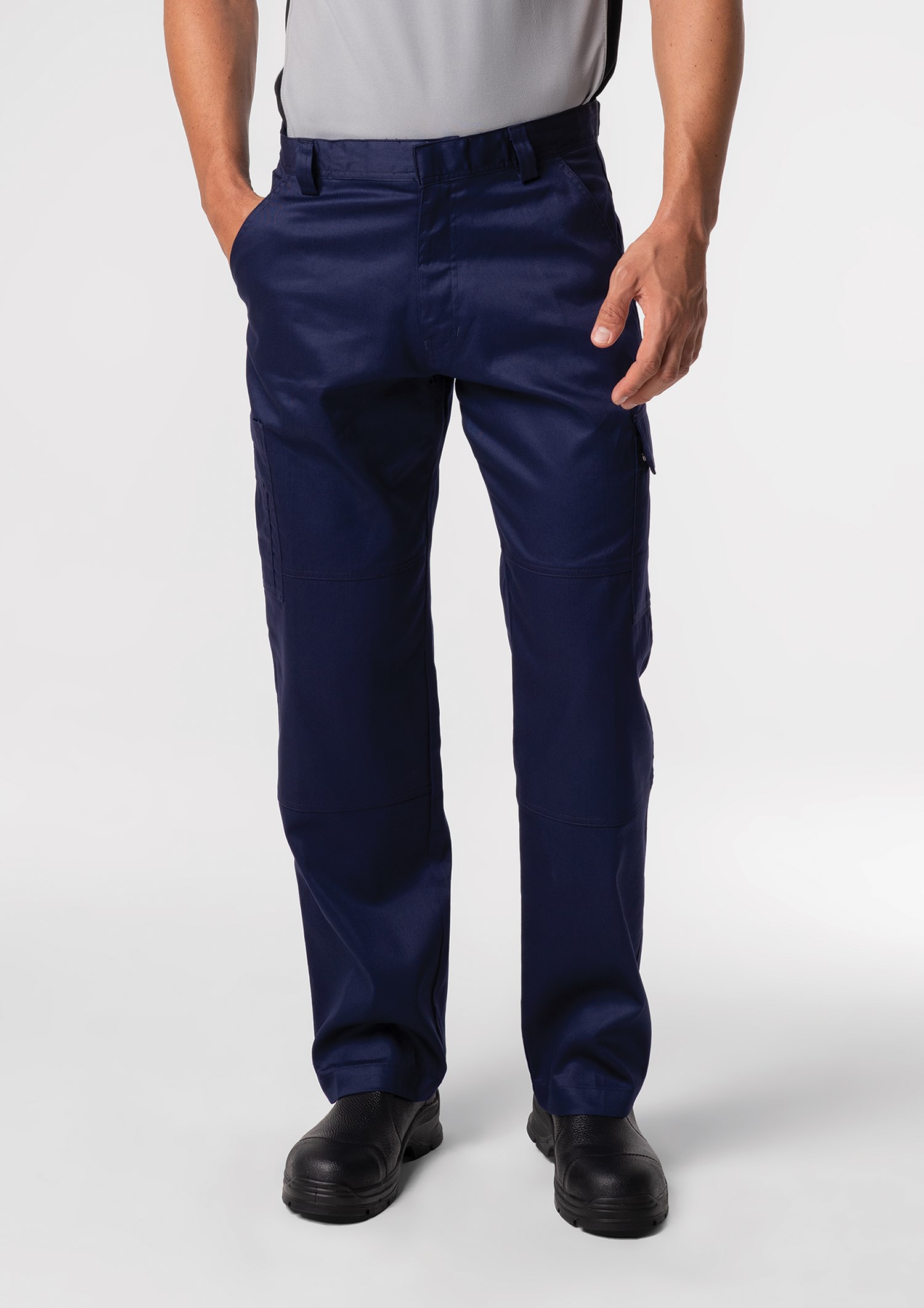 Stability Men's Cotton Cargo Pant - navy