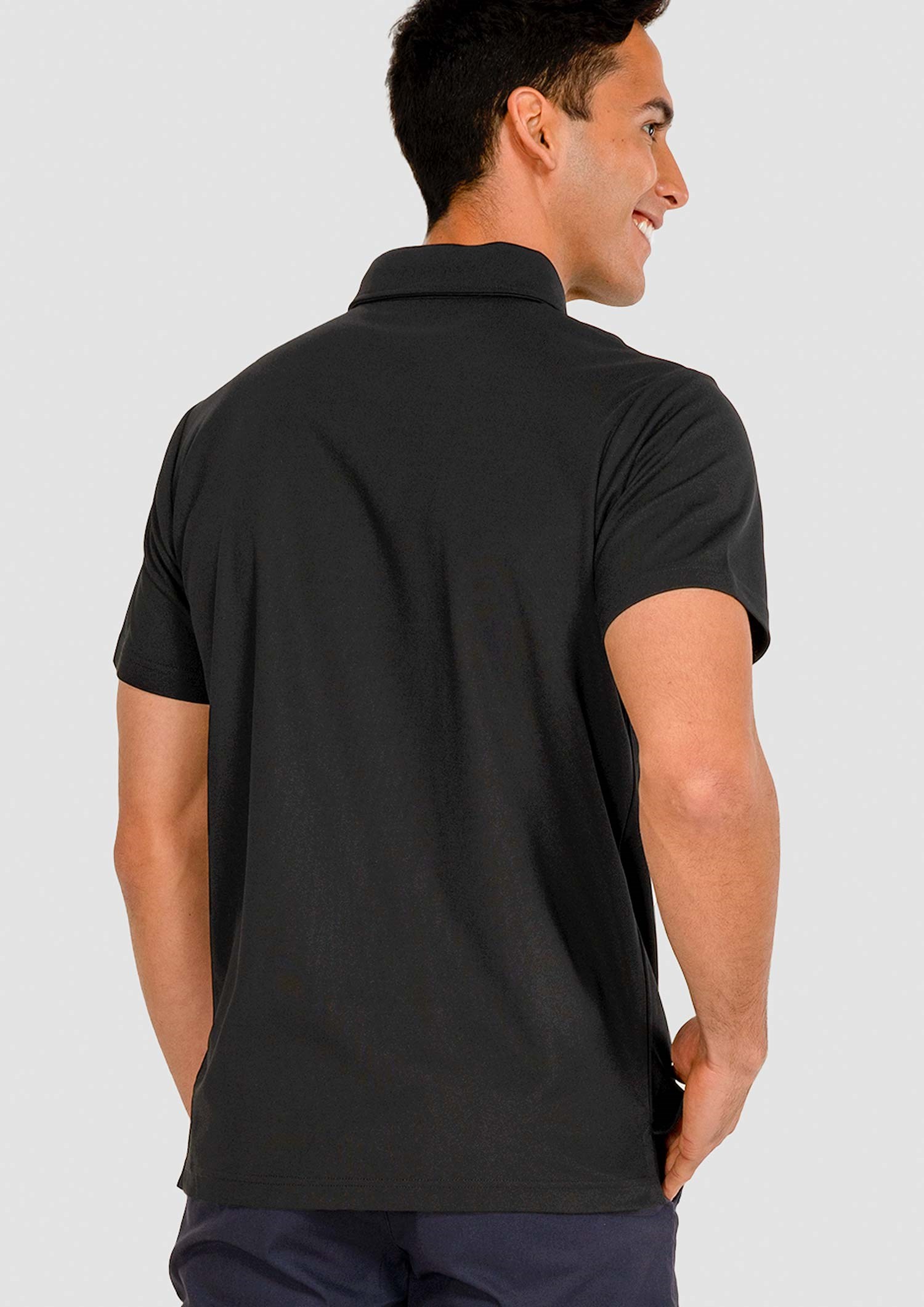 Brooklyn Men's Polo - black