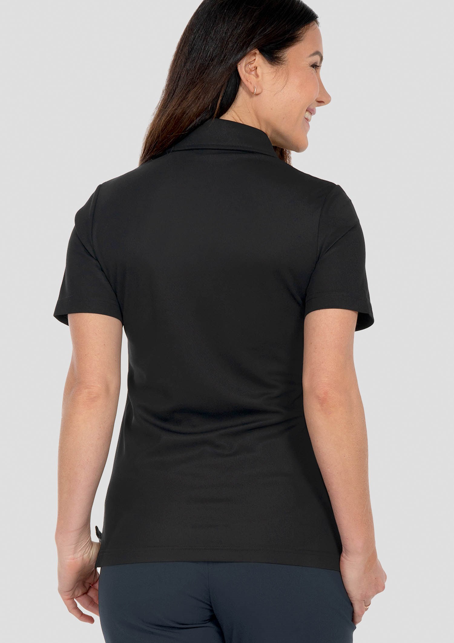 Brooklyn Women's Polo - black