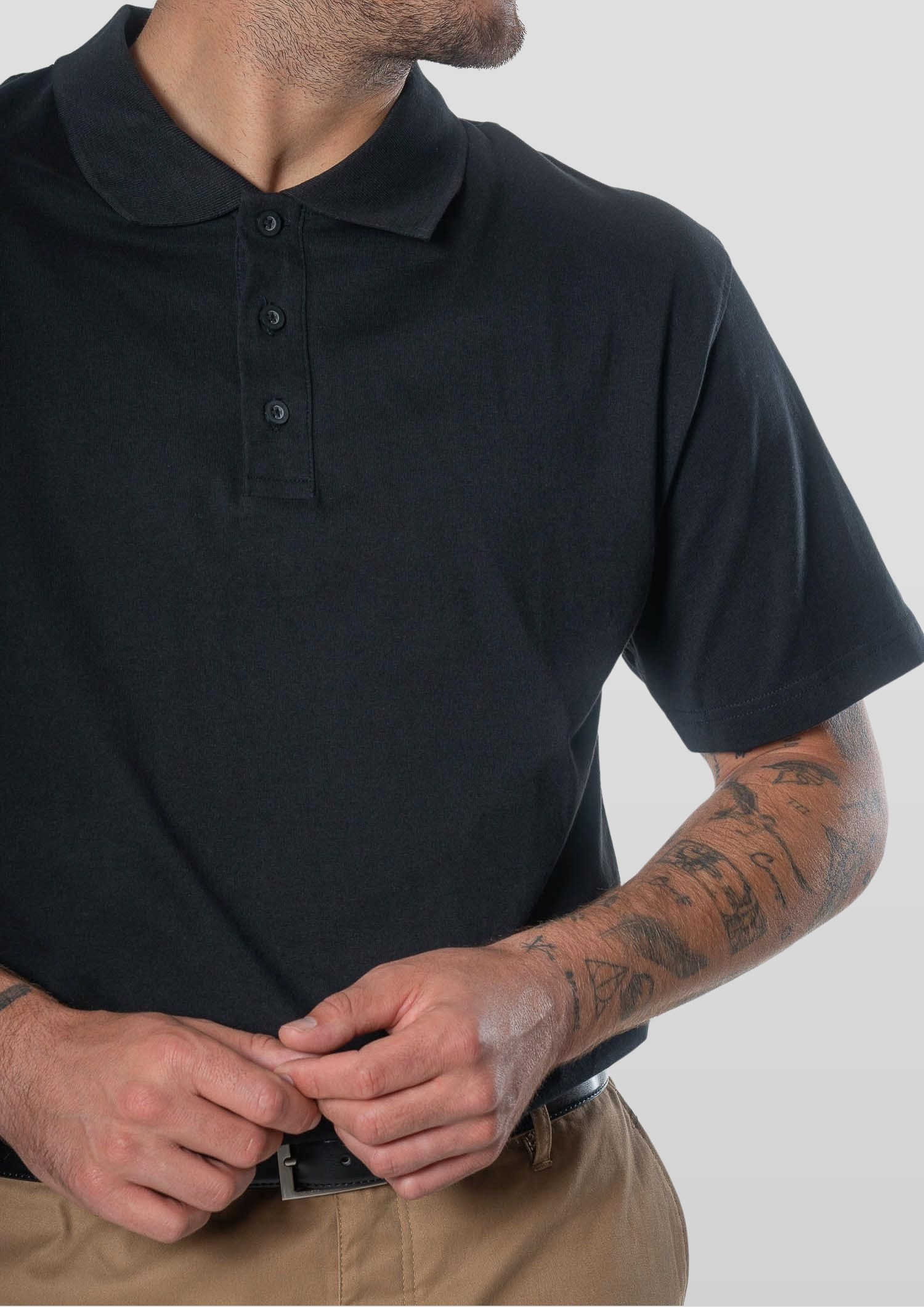 Ice Men's Polo - black